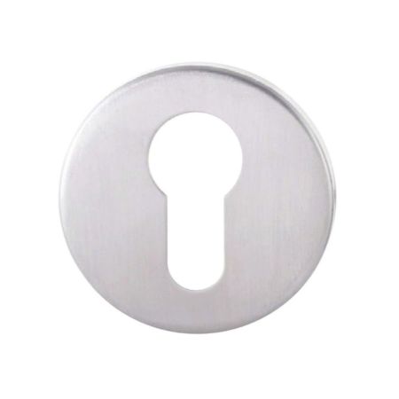DTES-001 PZ Door Keyhole Φ53 x H9mm - Satin Stainless Steel