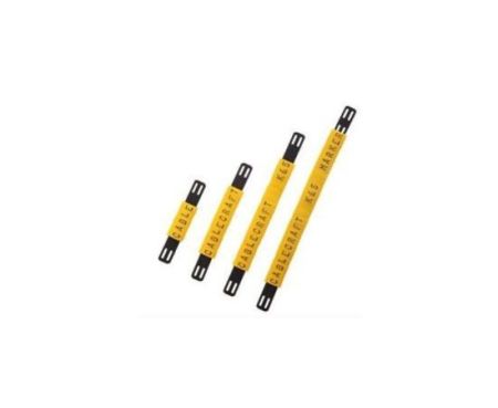 Melfi™K Type Marker Carrier Strips, Yellow Flexible PVC Cable Wire Marker (0 to 9) 500 Pcs (3.5mm² to 7.0mm²)-(GM -1)