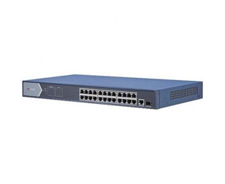 Hikvision DS-3E0526P-E 24-Port 56Gbps Unmanaged Gigabit PoE Ethernet Switch