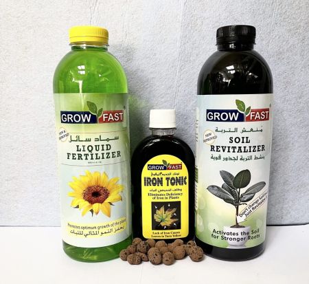 Grow Fast Fertilizers & Iron Tonic Best for Indoor and Outdoor Plants