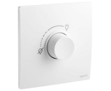 Legrand 281086 1 Gang 5 To 300 Watts -incandescent Or 5 To 75 Watts Led Dimmer -100 - 230 Volts - 50/60 Hz