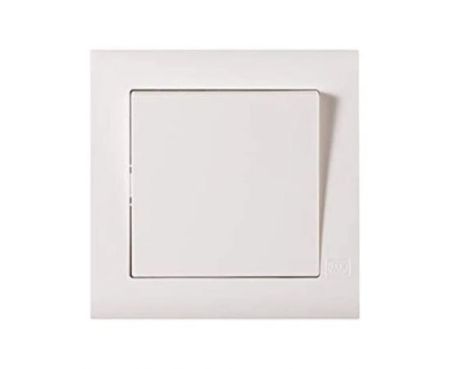 MK Essentials 10AX 1G 1 Way Switch Widerocker - MV4781W1WHI