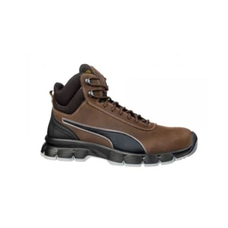 Puma S3 ESD SRC Condor Mid Ankle Safety Shoes - Brown