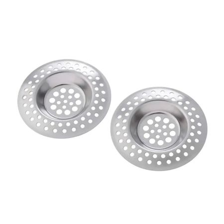 Kitchen Sink Drain Stainless Steel Sieve - 2 Pcs