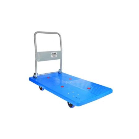 DAR Plastic Hand Trolley With 5 Wheels - 107cm X 64cm