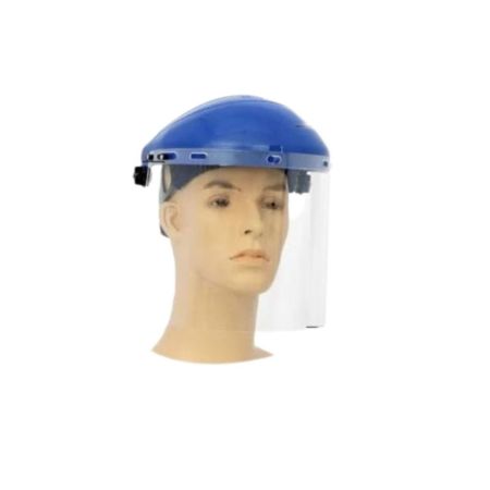 SRC Face Shield With Ratchet Head Gear - Blue