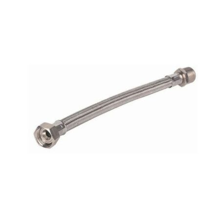 SS 202 Flex Hose 12mm, 120cm - Stainless Steel