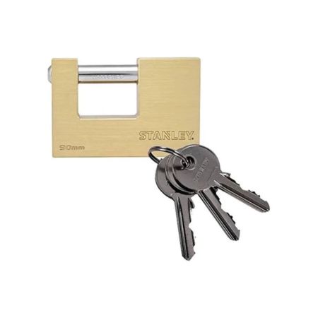PU24-642 Solid Brass Bayonette Padlock 90mm