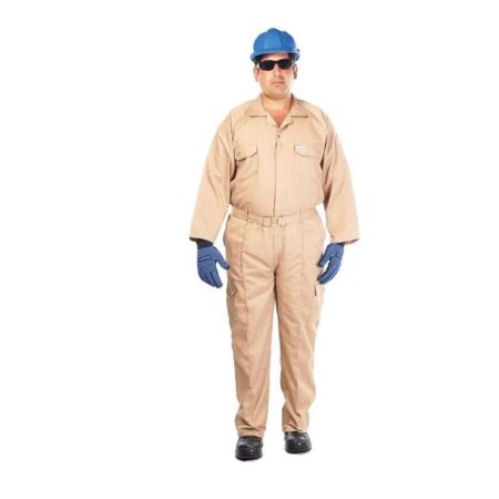 Vaultex 1BV 100% Twill Coverall - Beige