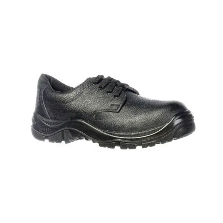 Vaultex DVR SBP Low Ankle Leather Safety Shoes - Black