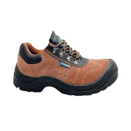 Vaultex GDC SBP High Ankle Suede Leather Safety Shoes - Dark Brown