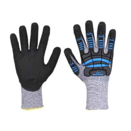 Vaultex IMP Nitrile Foam Coated Mechanical Gloves - Grey