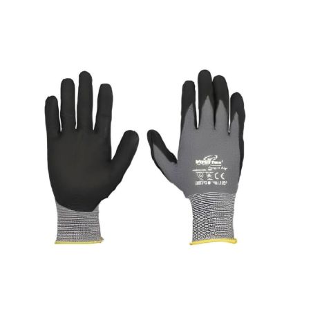 Vaultex ORD Nitrile Foam Coated Gloves - Grey & Black