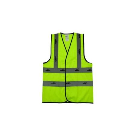 Vaultex RKS Fabric Vest With Vaultex Reflective - 151 GSM, Yellow