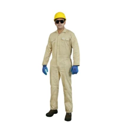 Vaultex TVU 100% Cotton Coverall - Beige
