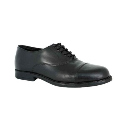 Vaultex VE23 Low Ankle Leather Non-Safety Shoes - Black