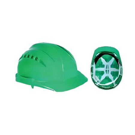 Vaultex VHV Ventilated Safety Helmet With Pinlock Suspension - Green