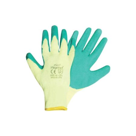 Vaultex YGL Latex Coated Gloves - Green