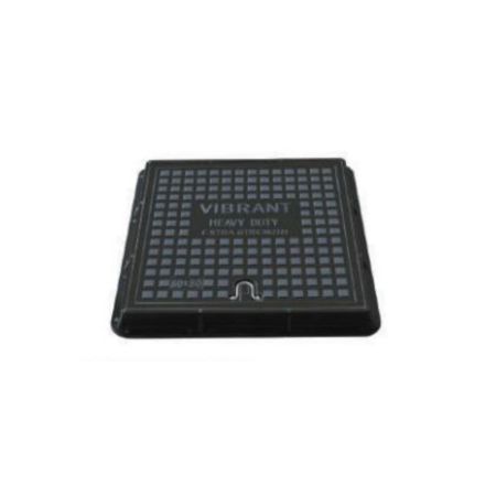 HD Fiber Manhole Cover - 80 X 80, Black