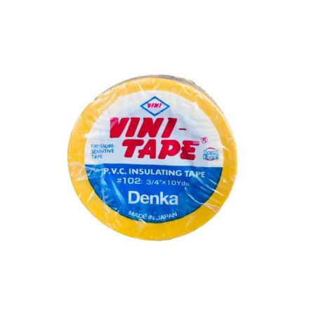 Vini PVC Insulation Tape, 10 pcs - Yellow