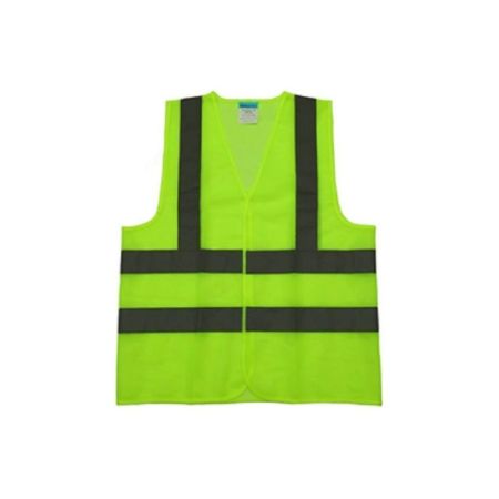Workland TJP Reflective Fabric Vest - 68 GSM, Yellow