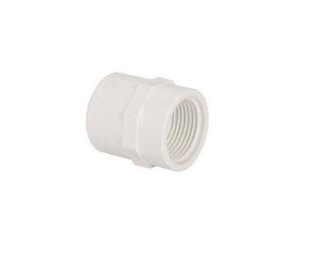 PVC High Pressure Female Adaptor Pipe Fitting-White