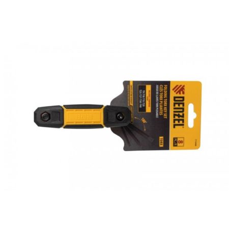 Denzel 8 Pcs Metric Folding Torx Key Set