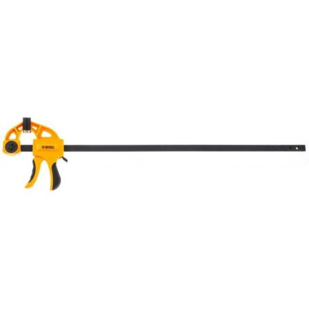 Denzel Trigger Clamp With Fixator, Plastic Body, Bi-Material Handle, 24-Inch X 2-3/4-Inch
