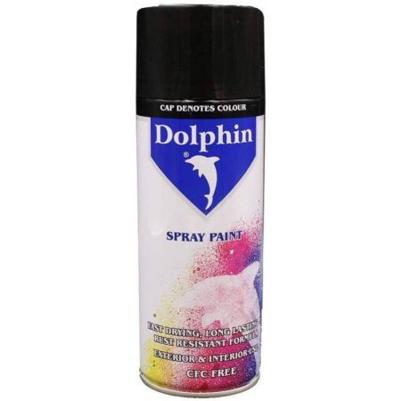Dolphin Spray Paint Black