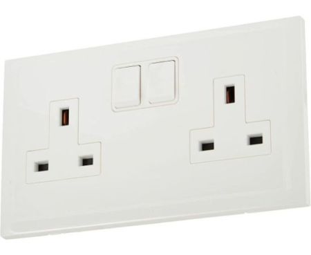 Legrand Belanko 13A Double Switch Socket UK Standard 617646