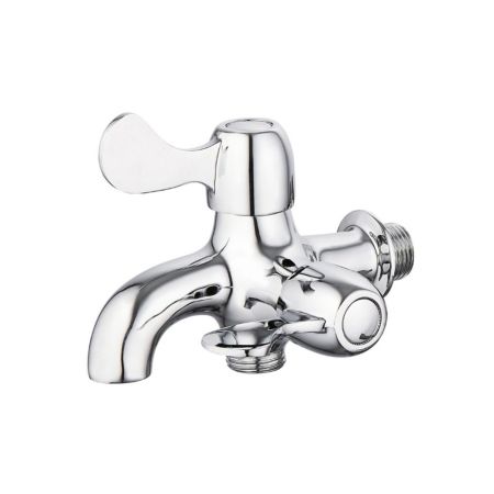 SANI-2W51-HT 2 Way Bibcock - Zinc & Brass