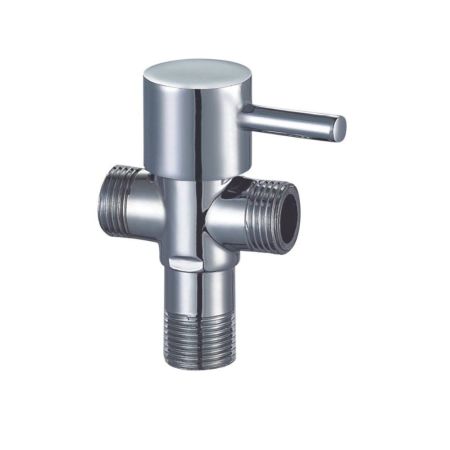 SANI-2W18-HT 2 Way Angle Valve - Brass