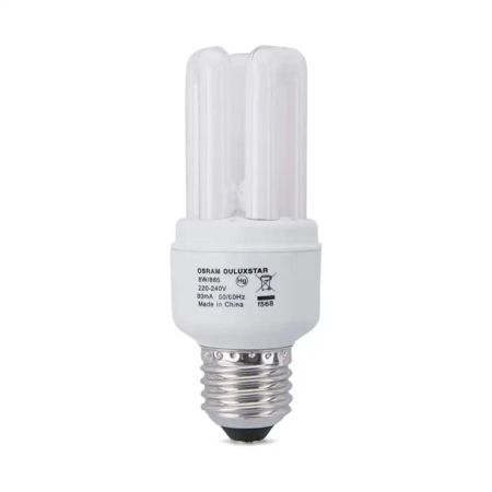 Duluxstar CFL Bulb, Energy Saving Lamp 8W, 420lm, E27 - Warm White