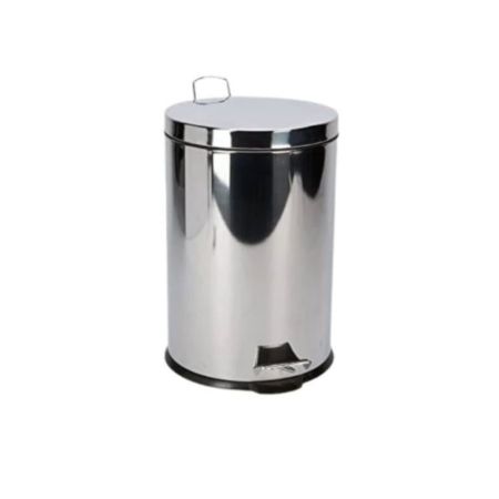 Stainless Steel Coated Dust Bin with Pedal 20L