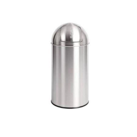 Stainless Steel Coated Push Bin 25L