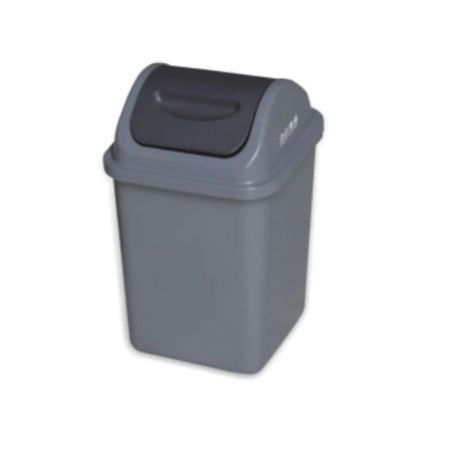 Plastic Swing Dust Bin (10L) AF07026 - Grey