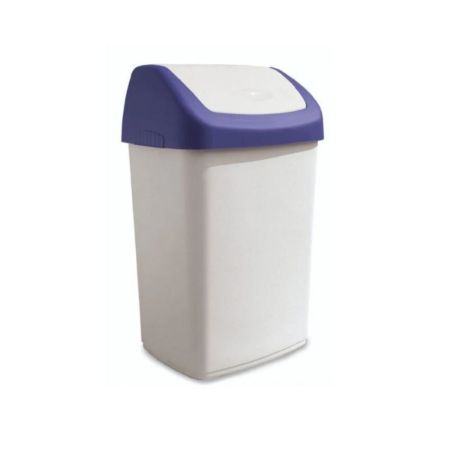 Dustbin with Swing Lid 25L - White