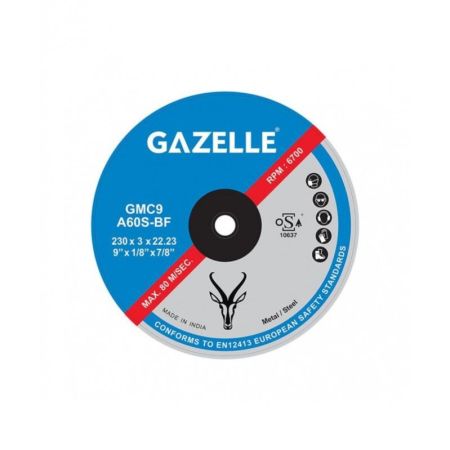 Gazelle Metal / Steel Cutting Disc 9