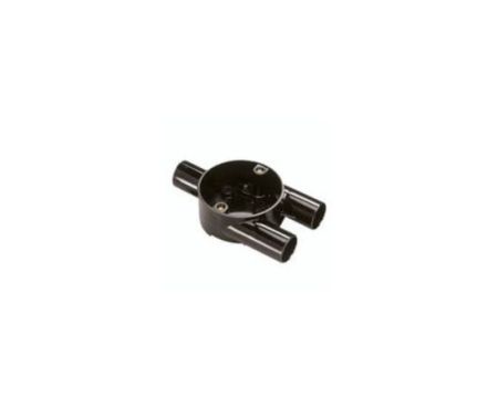 PVC Electrical Y Three Way Conduit Fittings for Indoor and Outdoor Electrical Wiring and Cabling (Pack of 1)