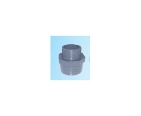 ATLAS High Pressure PVC Male Thread Adaptor/Nipple Socket BSP Male Thread/Plain Socket PN16(mm)