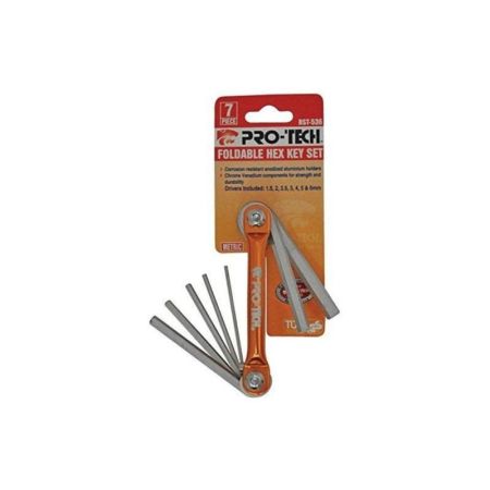 Protech 7pc Foldable Hex Key Set