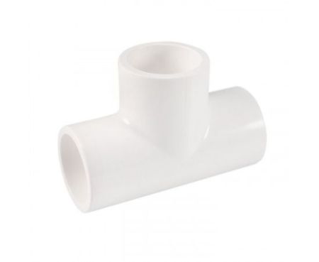 PVC Tee Pipe Fitting-White