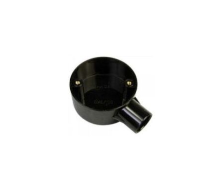 PVC Electrical Conduit Fittings for Indoor and Outdoor Electrical Wiring and Cabling (Pack of 1) (Terminal One Way)