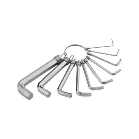 Sparta 10 Pcs CrV HEX Wrench Set