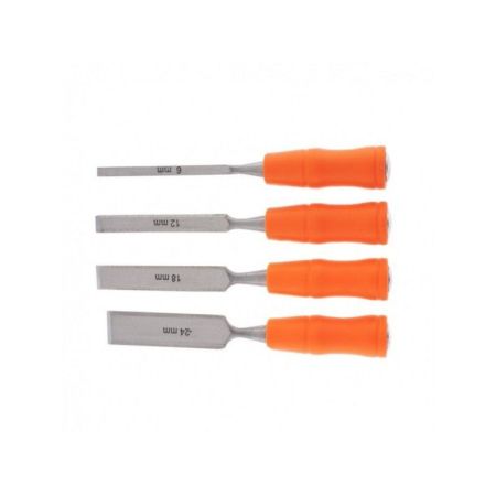 Sparta Flat Chisel With Plastic Impact Handle Set