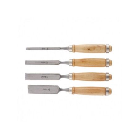 Sparta Flat Chisel With Wooden Handle Set