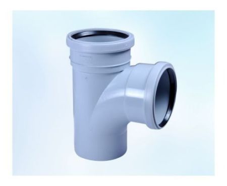 UPVC Push Type Tee Single Side for Drainage Systems