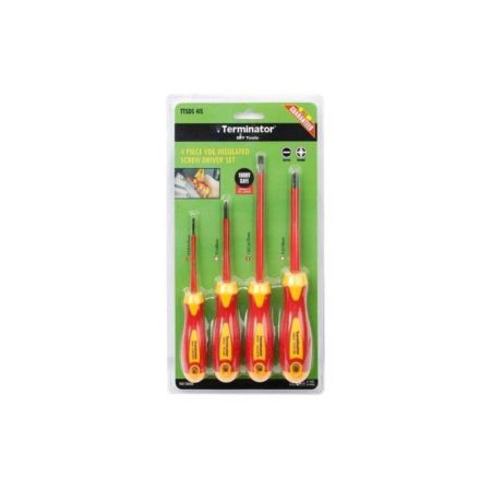 Terminator 4pcs VDE Insulted Screw Driver Set