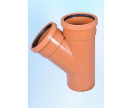 UPVC Push Type Y Tee Single Side for Drainage Systems
