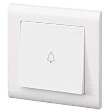 Mk Bell Push Switch-1G-2 Way-Mv4786Pwhi